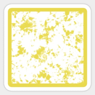 Lemon lime and white marble - Tie-Dye Shibori Texture Sticker